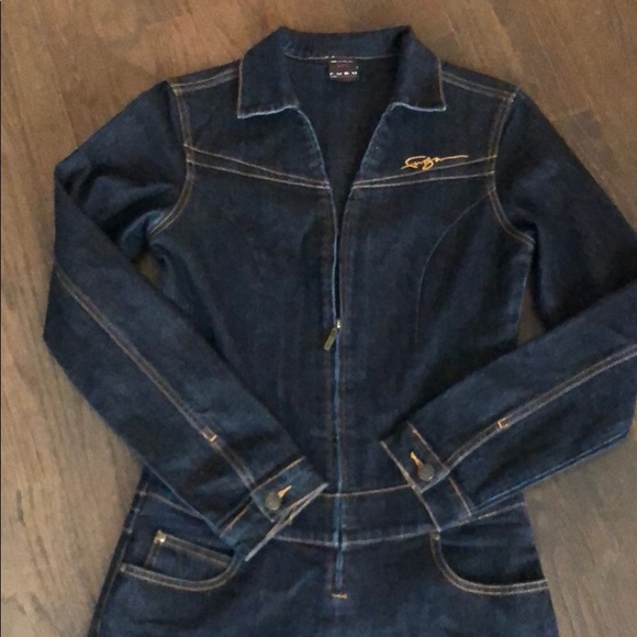 ‼️SOLD‼️Denim Jumpsuit - Picture 5 of 6